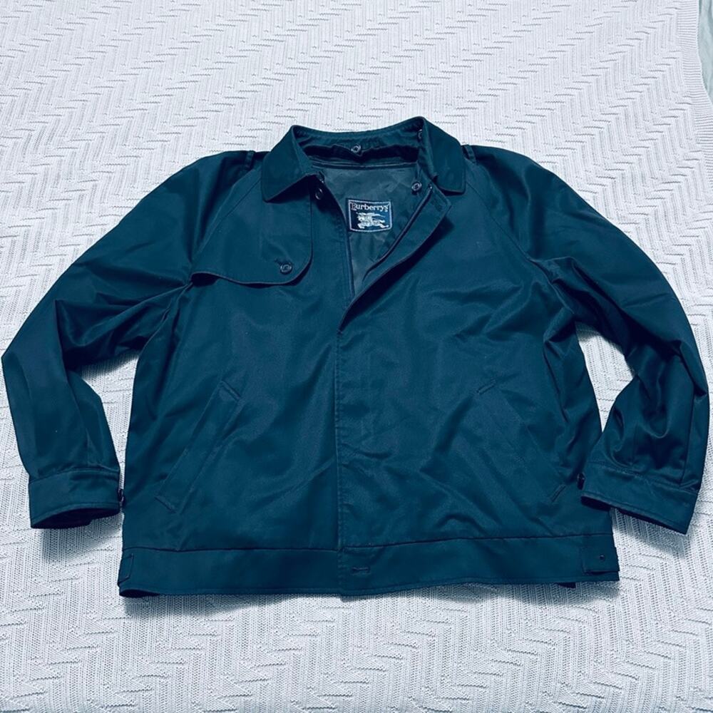 Burberry navy zipper lining jacket